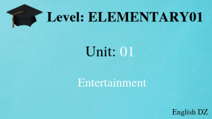 Beginner01 U1 Entertainment